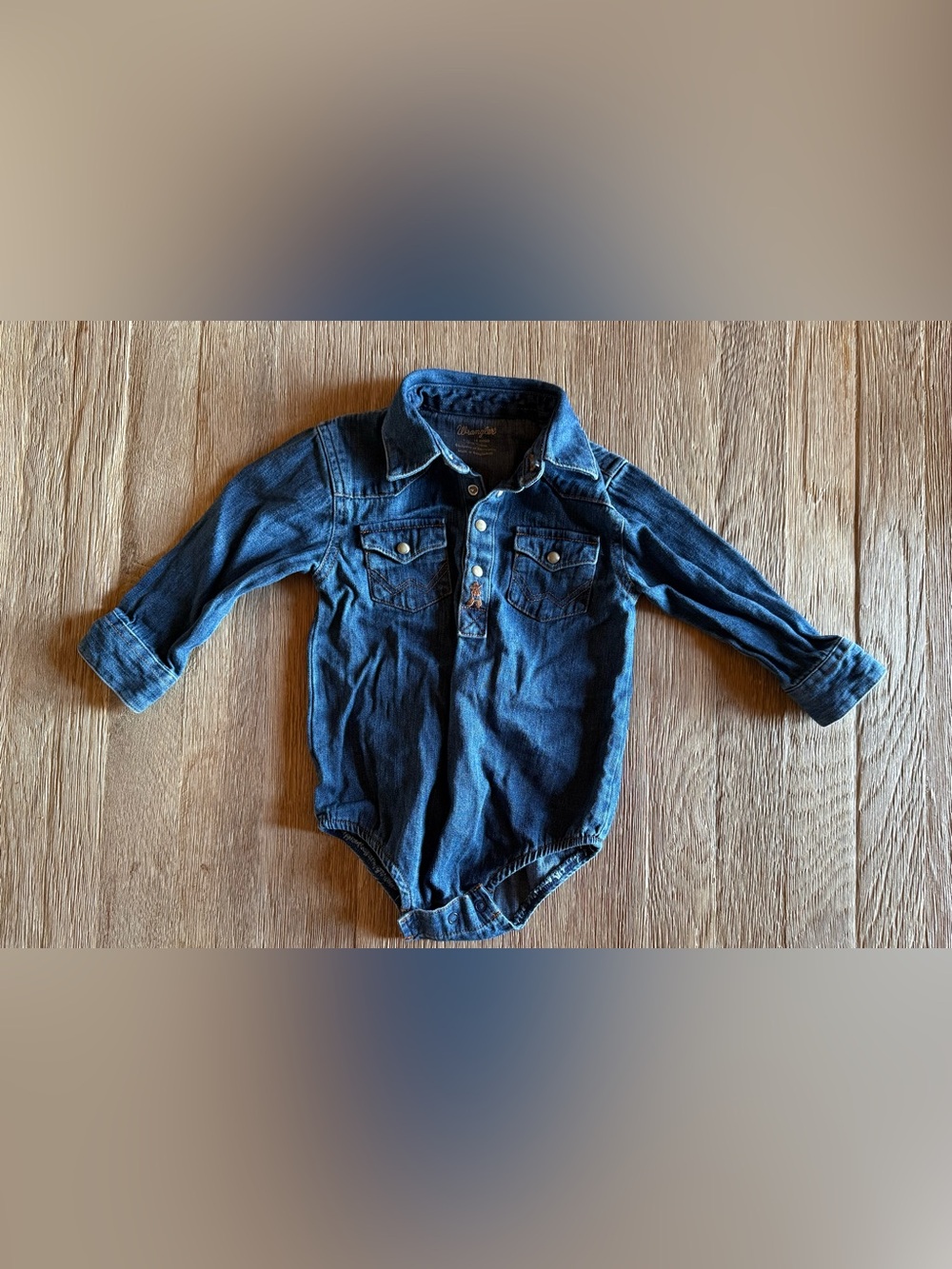 Wrangler Kids Denim Onesie